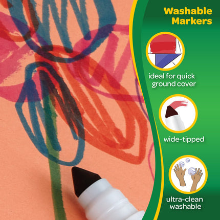 Crayola Markers Classic Broadline - Pack of 10