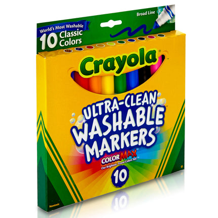Crayola Markers Classic Broadline - Pack of 10