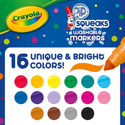 Crayola Washable Pipsqueaks Markers- Pack of 16
