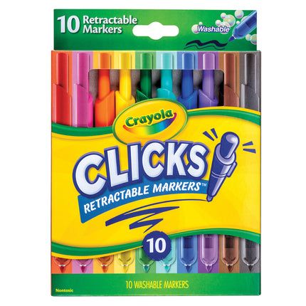 Crayola Clicks Retractable Markers - Pack of 10
