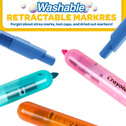 Crayola Clicks Retractable Markers - Pack of 10