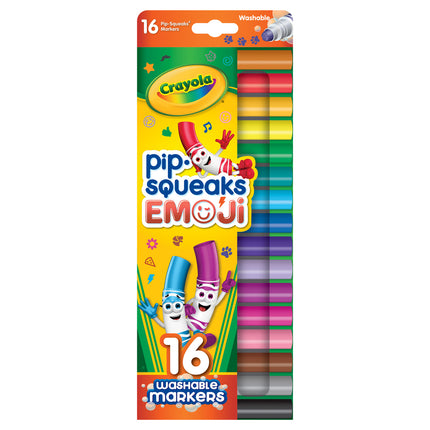 Crayola PipSqueak Emoji Markers - Pack of 16