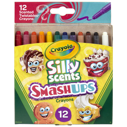 Crayola Smash Ups Mini Twistables Crayons - Pack of 12
