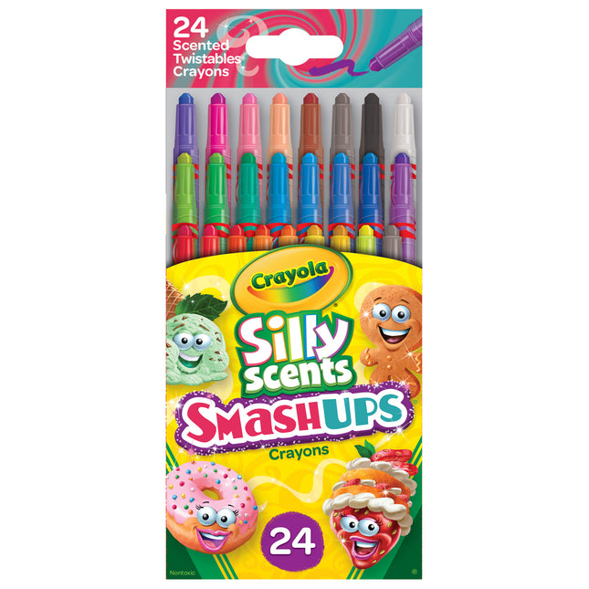 Crayola Smash Ups Mini Twistables Crayons - Pack of 24