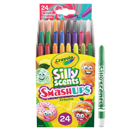 Crayola Smash Ups Mini Twistables Crayons - Pack of 24