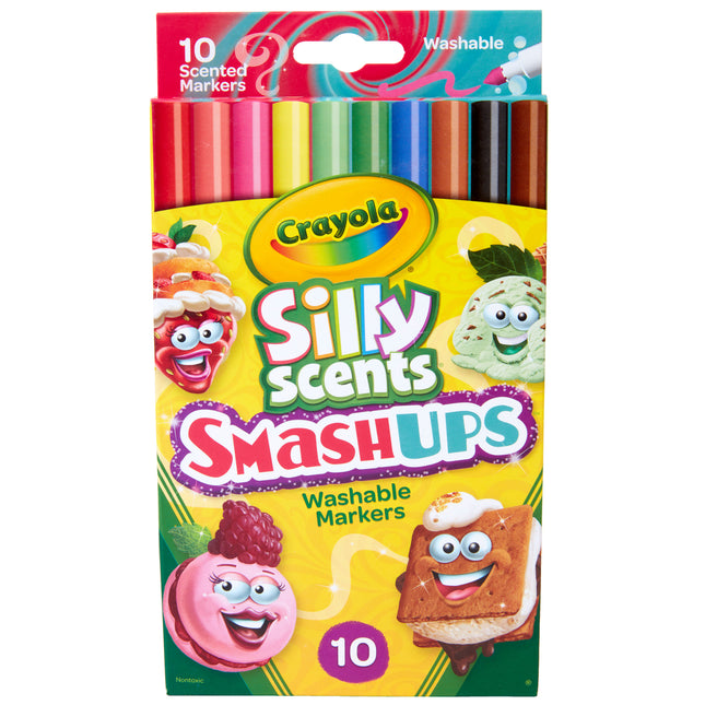 Crayola Smash Ups Slim Markers - Pack of 10