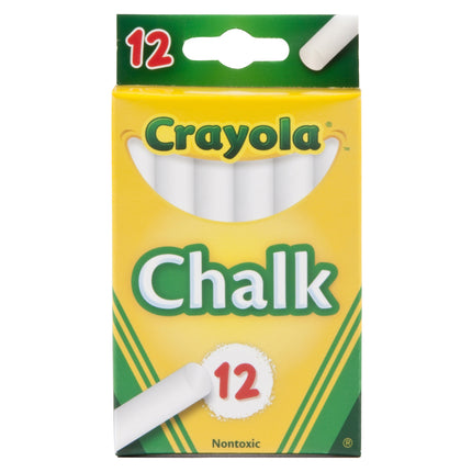 Crayola Chalk White - Pack of 12