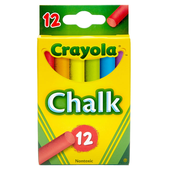 Crayola Chalk Coloured - Pack of 12