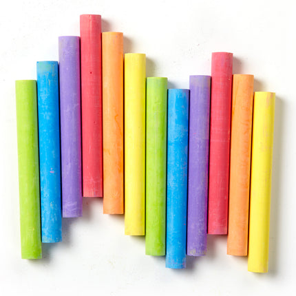 Crayola Chalk Coloured - Pack of 12