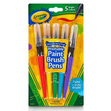 Crayola Washable Paint Brush Pens - Pack of 5