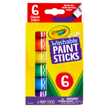 Crayola Washable Paint Sticks - Pack of 6