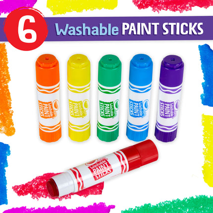 Crayola Washable Paint Sticks - Pack of 6