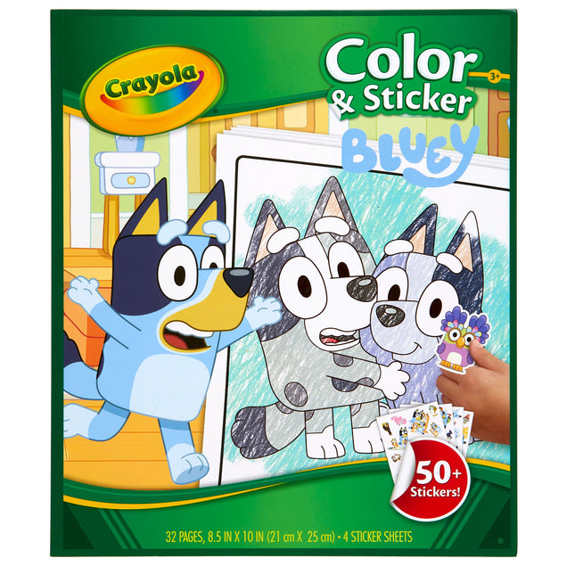 Crayola Color & Sticker Bluey