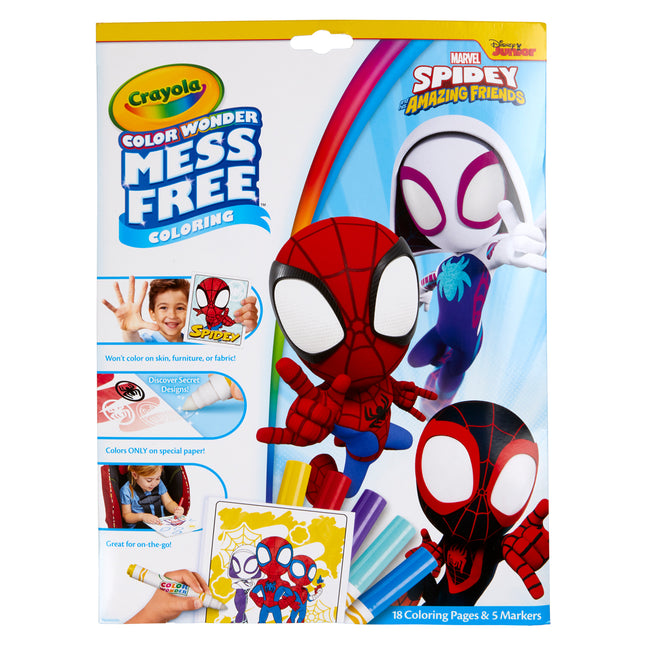 Crayola Color Wonder Foldalope Spidey & His Amazing Friends