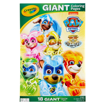 Crayola Giant Colouring Pages Foldalope Paw Patrol