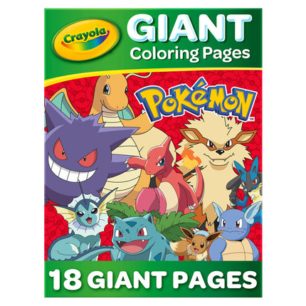 Crayola Giant Colouring Pages Foldalope Pokemon