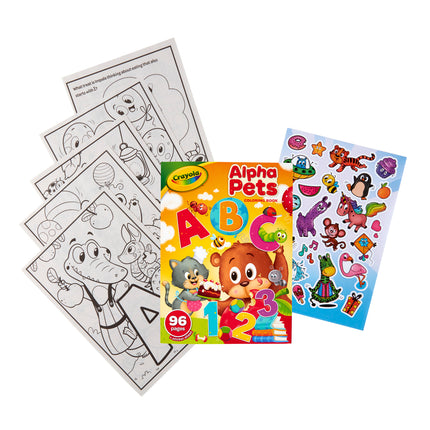 Crayola Colouring Book - Alpha Pets