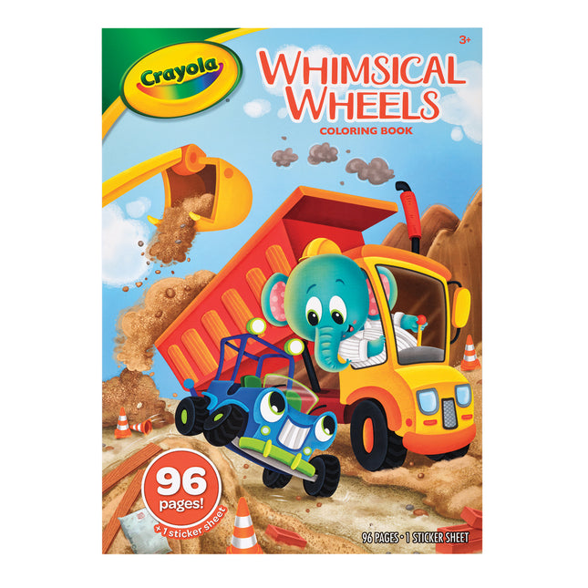 Crayola Colouring Book - Whimsical Wheels