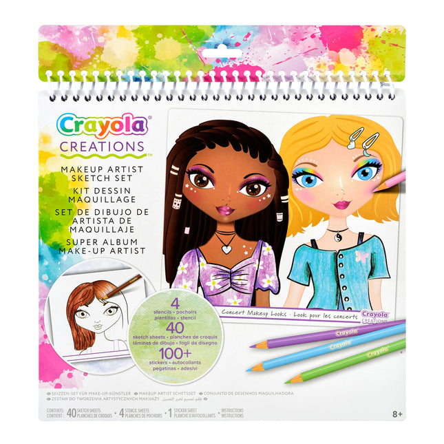 Crayola Creations Make-Up Sketch Set