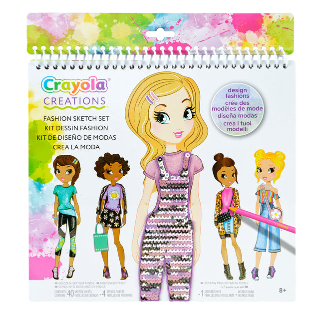 Crayola Creations I Love Fashion Sketch Set