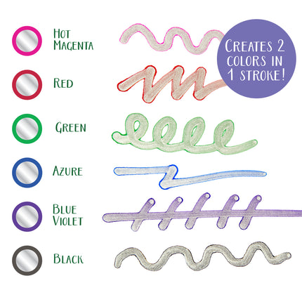 Crayola Signature Metallic Outline Paint Markers - Pack of 6