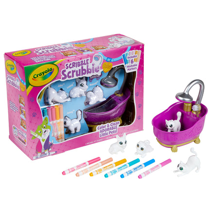 Crayola Scribble Scrubbie - Pets Bath Tub Play Set