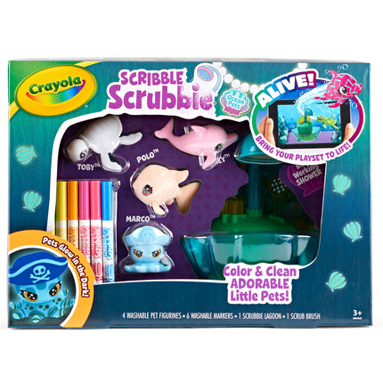 Crayola Scribble Scrubbie - Glow Lagoon Play Set