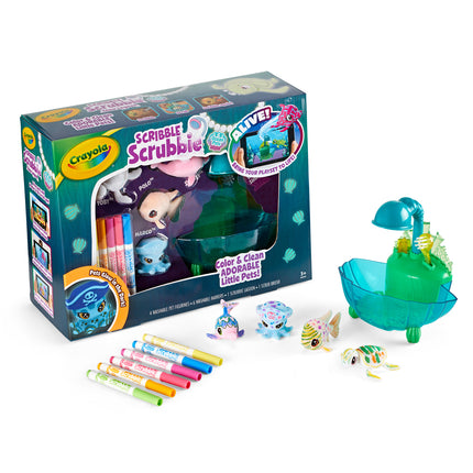 Crayola Scribble Scrubbie - Glow Lagoon Play Set