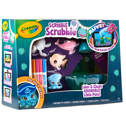 Crayola Scribble Scrubbie - Glow Lagoon Play Set