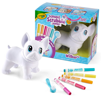 Crayola Scribble Scrubbie - Poseable Jumbo Pet - Wilbur