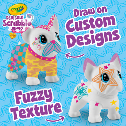 Crayola Scribble Scrubbie - Poseable Jumbo Pet - Wilbur
