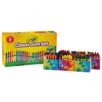 Crayola Large Crayons Classroom Pack 240