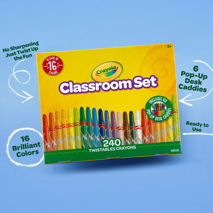 Crayola Twistables Crayons Classroom Pack 240