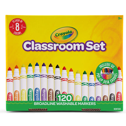 Crayola Broadline Markers Classroom Pack 120