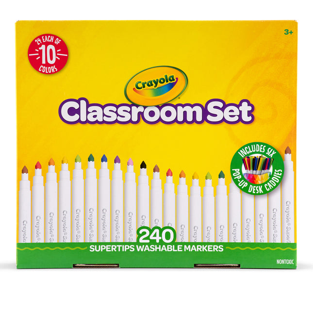 Crayola Super Tips Markers Classroom Pack 240