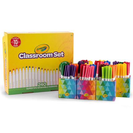 Crayola Super Tips Markers Classroom Pack 240