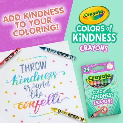 Crayola Colours of Kindness Crayons - Pack of 24