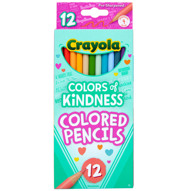 Crayola Colored Pencils Colors of Kindness Colored - Pack of 12