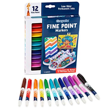 Crayola Fine Point Markers - Pack of 12