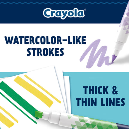 Crayola Dual-ended Markers - Pack of 12