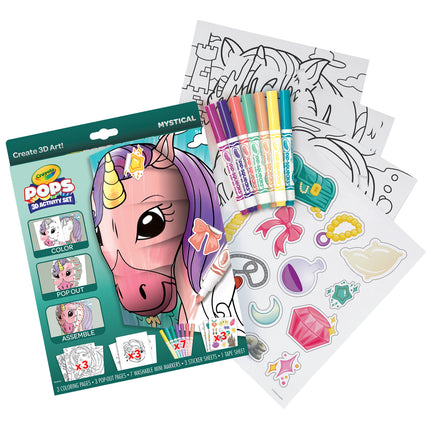 Crayola POPS 3-D Activity Mystical Creatures Set