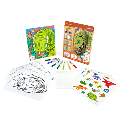 Crayola POPS 3-D Activity Dinosaurs Set