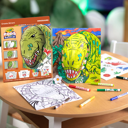 Crayola POPS 3-D Activity Dinosaurs Set