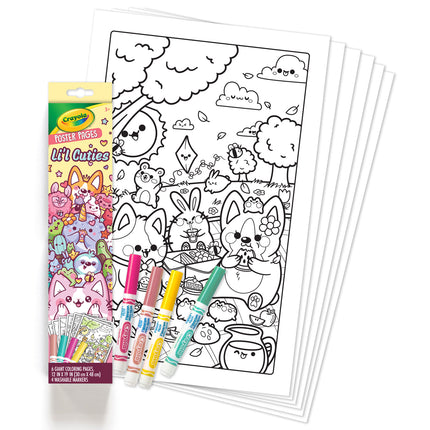Crayola Poster Pages - Lil Cuties