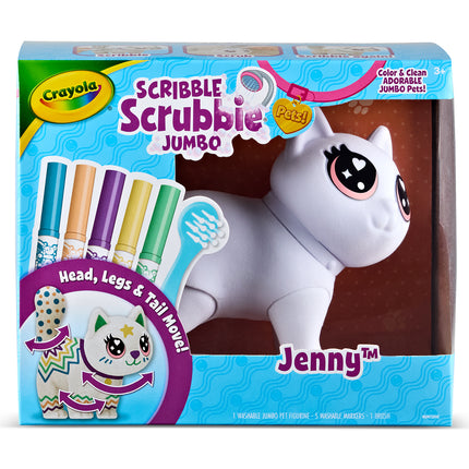 Crayola Scribble Scrubbie - Poseable Jumbo Pet - Jenny