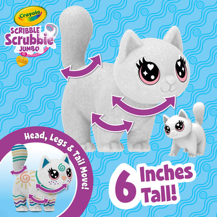 Crayola Scribble Scrubbie - Poseable Jumbo Pet - Jenny