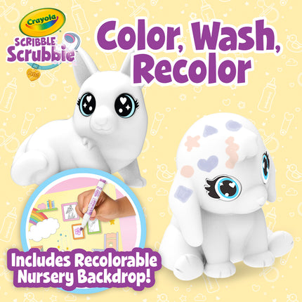 Crayola Scribble Scrubbie - Baby Pets Nursery