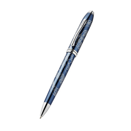 Cross Townsend - Zodiac Year of the Snake - Blue Lacquer - Ballpoint Pen