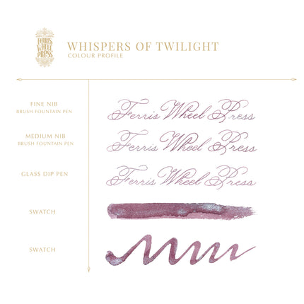 Ferris Wheel Press Fountain Pen Ink Ferritales - Whispers of Twilight