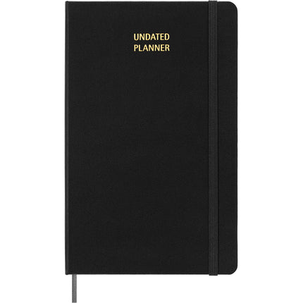 Moleskine Planner Weekly + Notes - Large - Undated Black